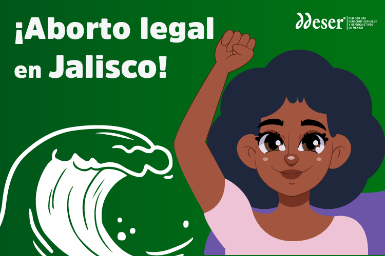 💚Hoy en #Jalisco el aborto se volvió legal por vía judicial. Un estado más se pinta verde.💚 #AbortoLegalJalisco