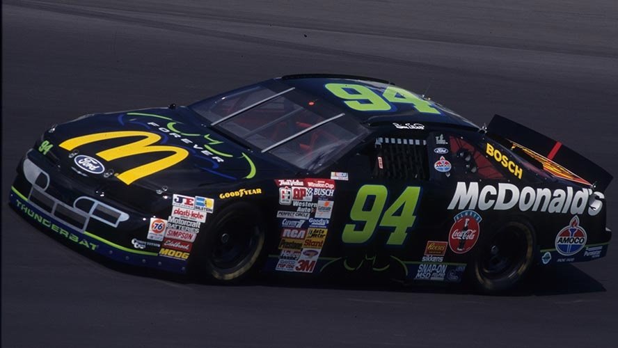 Bill Elliott - McDonald's / Batman Forever (Ford) 1995 Coca-Cola 600 (Charlotte Motor Speedway) #NASCAR