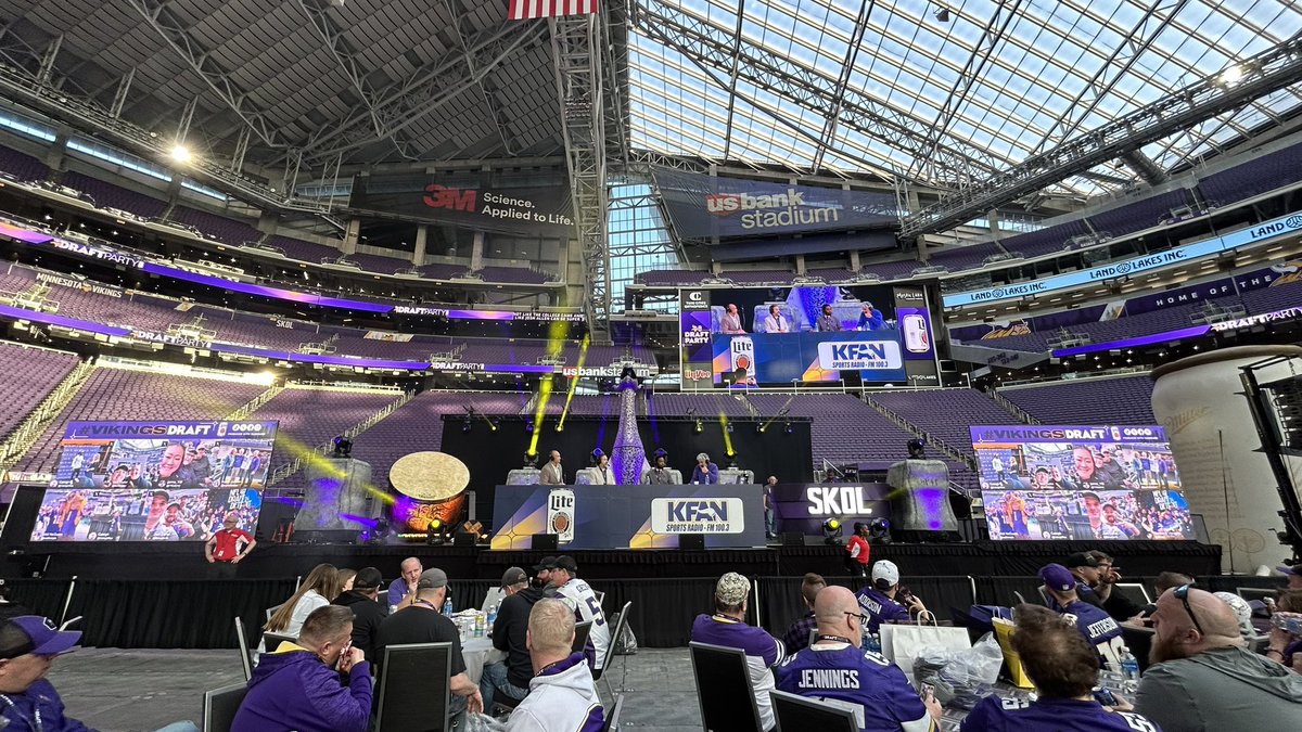 The NFL Draft starts now! #SKOL