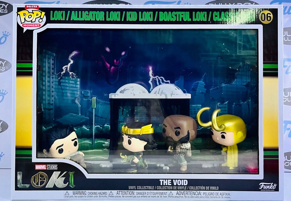 Better look at Loki - The Void Pop Moment Deluxe! Check out the artwork in the back. . Credit @bullyboycollectibles #Marvel #Loki #Funko #FunkoPop #FunkoPopVinyl #Pop #PopVinyl #Collectibles #Collectible #FunkoCollector #FunkoPops #Collector #Toy #Toys #DisTrackers