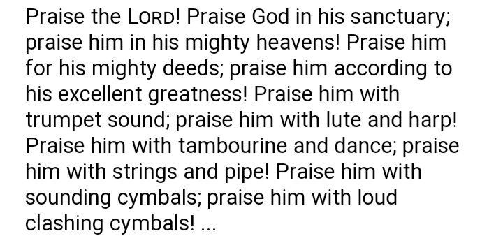 #GODsPRAISEroom
                    PSALM 150