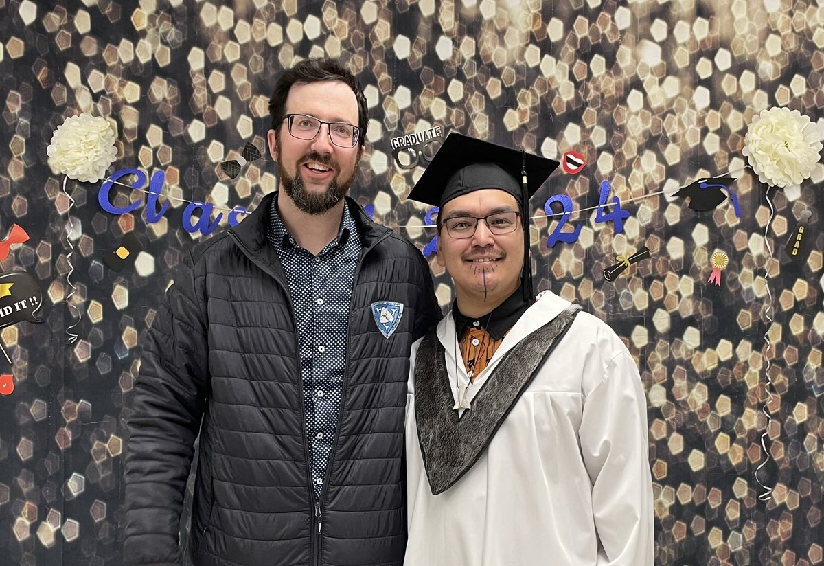 Thank you ᐋᕐᓗᖅ for coming to our graduation ceremony 👨🏽‍🎓 #Classof2024