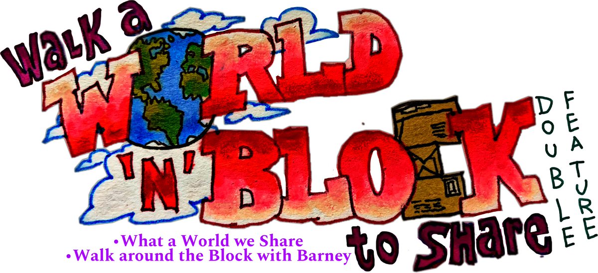 @DonzelleClemons @PurpleTales @Mattel Walk around the world by blocks to share and help together #Barneyhomevideo #BarneyandFriends #AroundtheWorld #AroundtheBlock