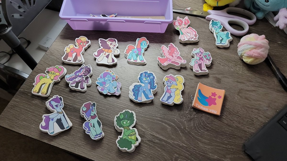 All the mlp stickers I've made so far #mlpg5