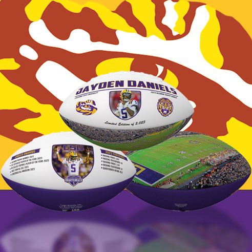 With the #2 pick, Jayden Daniels goes to the Commanders!  Use coupon code REPORT to get 10% off this limited edition football from @NikcoSports at bit.ly/3JANgfx. Hurry up before it’s too late, only 2,024 will ever be made! #NFLSU