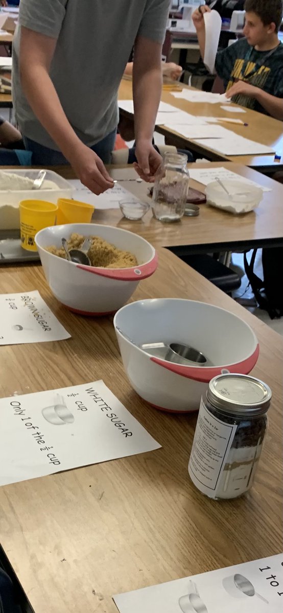 Healthy Families unit stations in Skills For Living! Cookies in a jar to take home and bake with your family, conversation cards to connect, Family relationships and strengths evaluation, and Family game night practice
