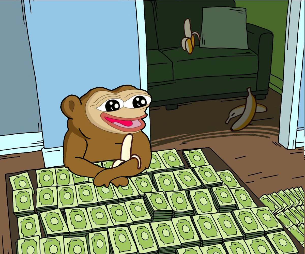 pixtogamer's tweet photo. @MonkeyPeepo Hehehe, @MonkeyPeepo holders always eating good ๐๐๐.
We're going $BANANAS in the TG!!
Caption the clean version of the meme I made and let me see your versions below๐
๐
#MonkeyPeepoMeme #BANANAS #MonkeyPeepo https://t.co/eEzse6BCZv