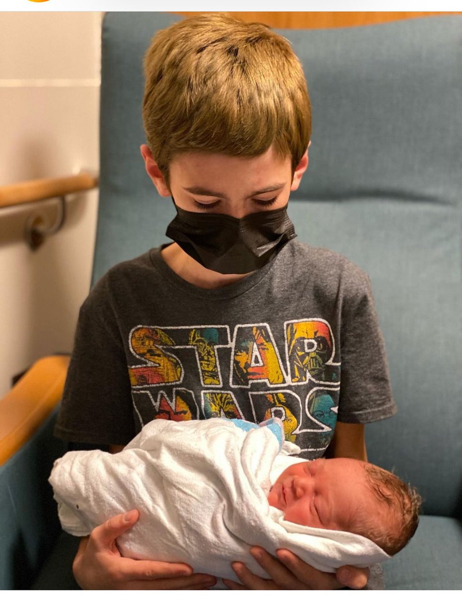 ⁦@carlawalworth⁩ .  The grandson holding one of his newest cousins a couple of months ago.