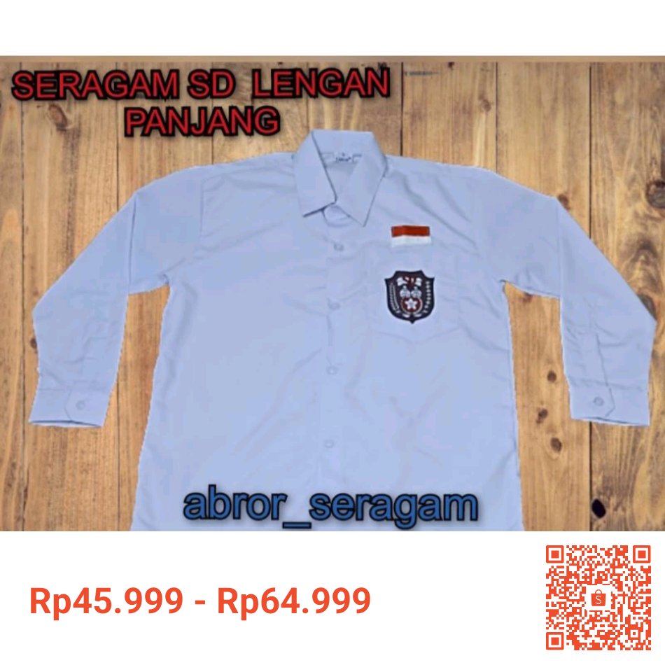 asdaq_asfa's tweet photo. Saya menjual SERAGAM SD LENGAN PANJANG seharga Rp45.999 - Rp64.999. Dapatkan produk ini hanya di Shopee! https://t.co/moxStPtYEQ #ShopeeID https://t.co/pnIYhPGmoz