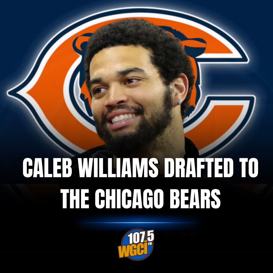 IT’S OFFICIAL. Welcome to the city #CalebWilliams! 🙌🏽 #chicagobears