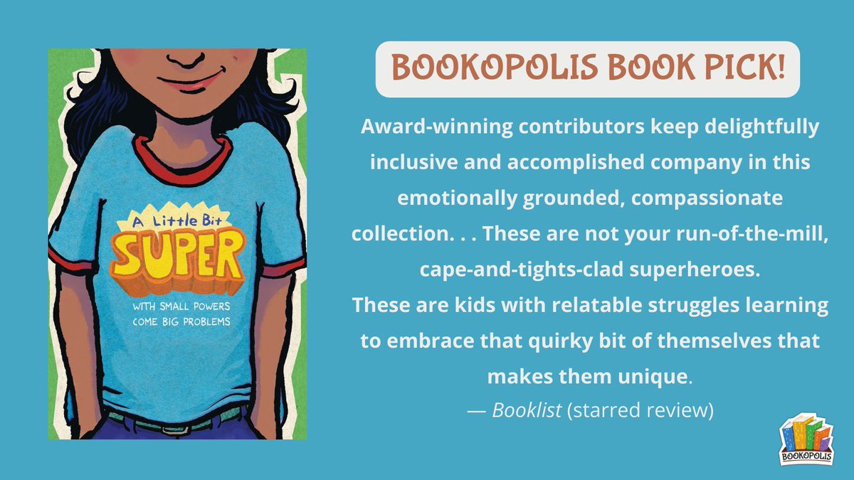 Young readers will relate to these hilarious stories by beloved middle grade authors about characters discovering their power to change themselves and celebrate what makes them unique. Enter to win a free copy! #mglit #kidlit #titletalk #elachat
mailchi.mp/bookopolis/lit…