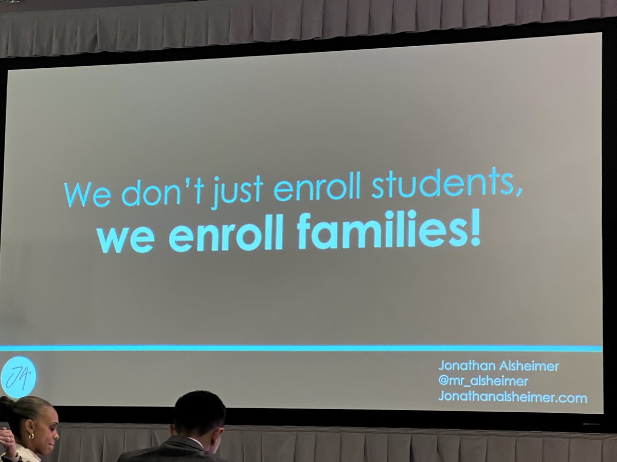 We don’t enroll students—we enroll families! 💙💛💙 #ccesdukes #WeAreCUCPS ⁦@Successfulinc⁩