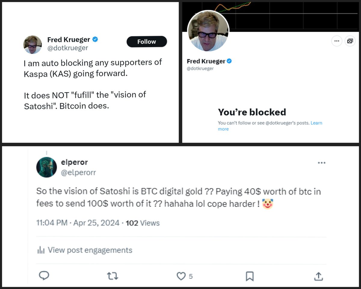 This is the first time I'm seeing a btc maxi with some level of education just explose on X with hate and anger with no arguments against Kaspa, here is why this is bullish..👇🧵 😁