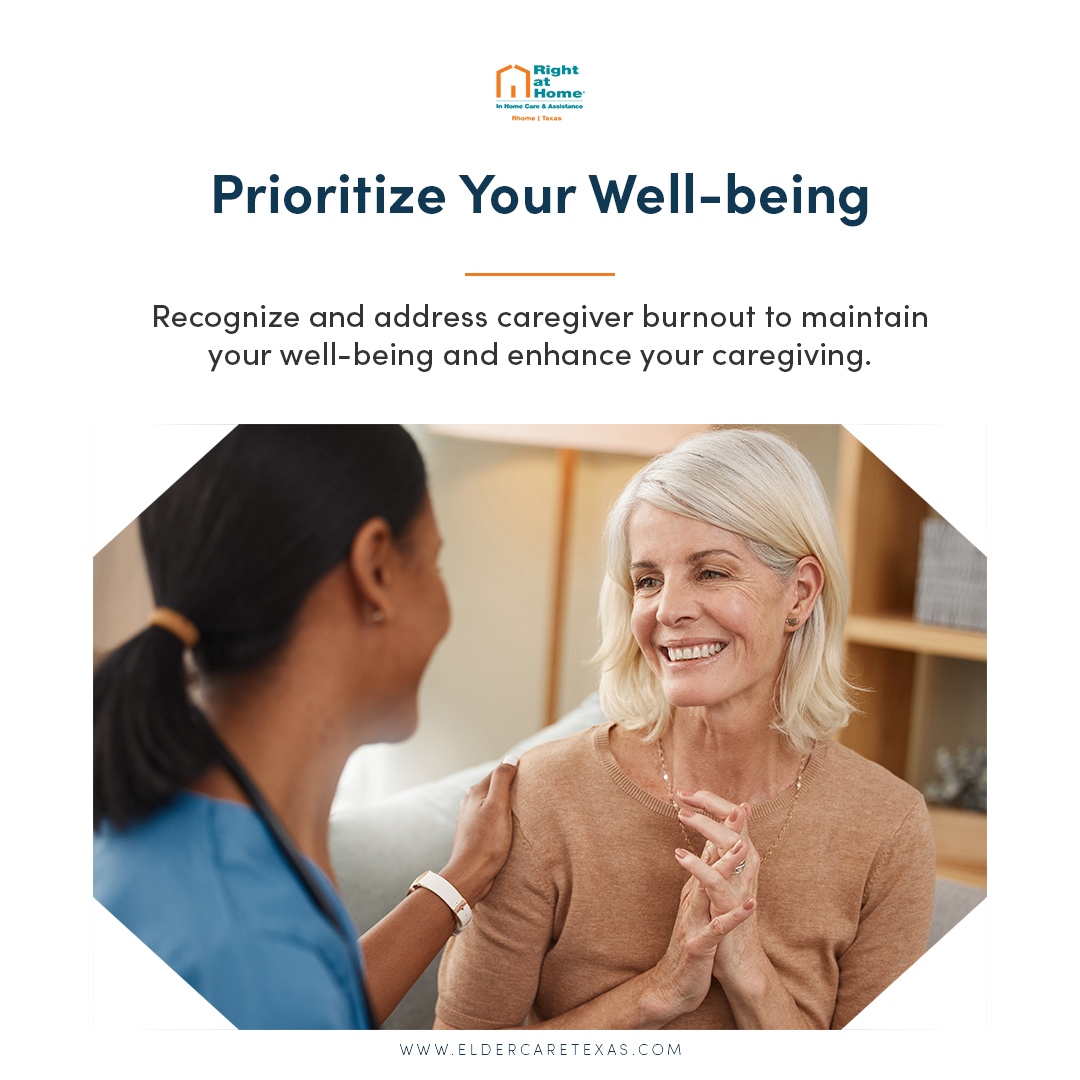 Caregiver burnout is a challenge, but acknowledging it and seeking support can make a difference. Self-care isn't selfish; it's essential for effective caregiving. 👉linktr.ee/eldercaretexas #CaregiverBurnout #RightAtHomeRhome