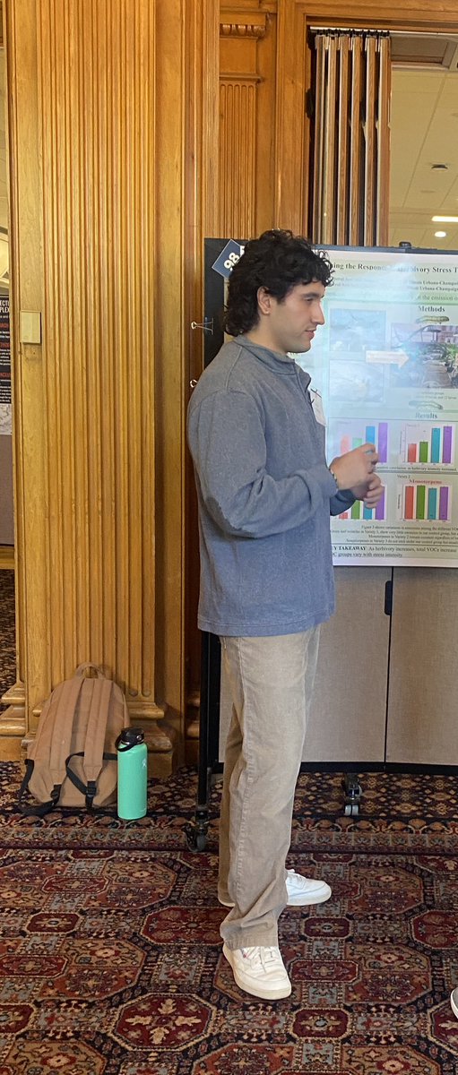 It’s a wrap! So proud of our three Rockstar students from the Ngumbi Lab. They shared their research at the UIUC Undergraduate Research Symposium. From all of us- Congratulations!