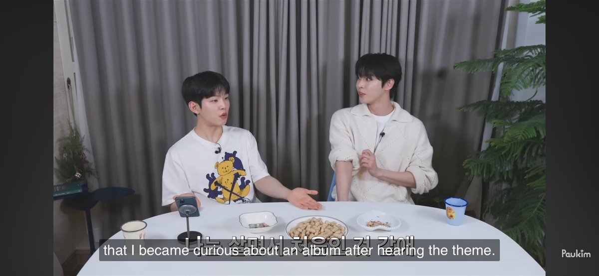 Paul kim said it was the first time in his life that he became curious about an album after hearing the theme of doyoung’s album🩵💚