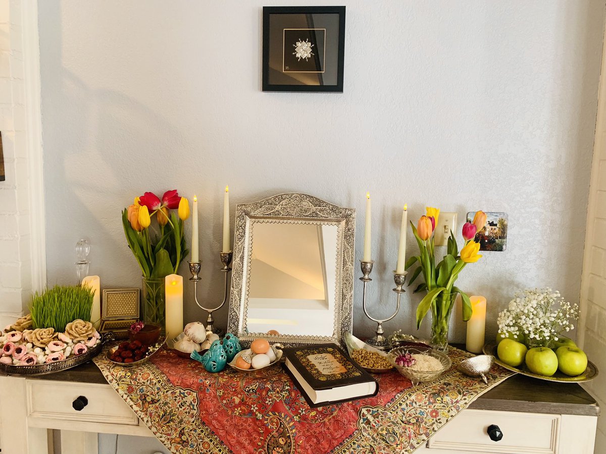 @OdessaCollege @PositivelyOC Example of a wedding table and Nowruz table (Persian New Year table).