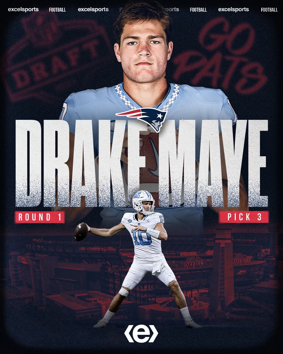 Swapping one shade of blue for another. Talent Marketing client @DrakeMaye2 is headed to New England! #exceling