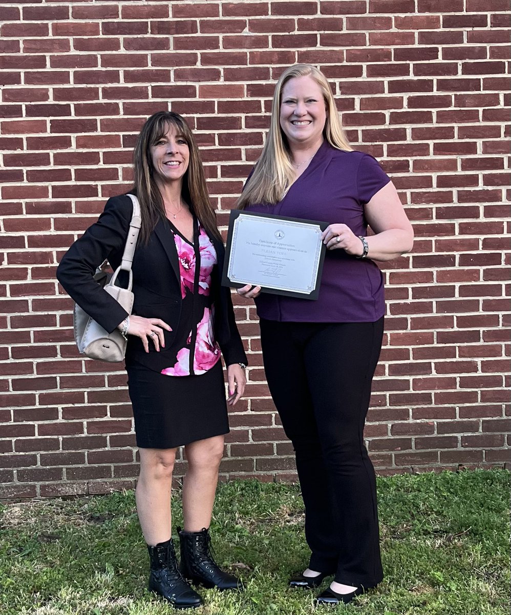 Congrats to Jill York, CES Substitute of the Year!