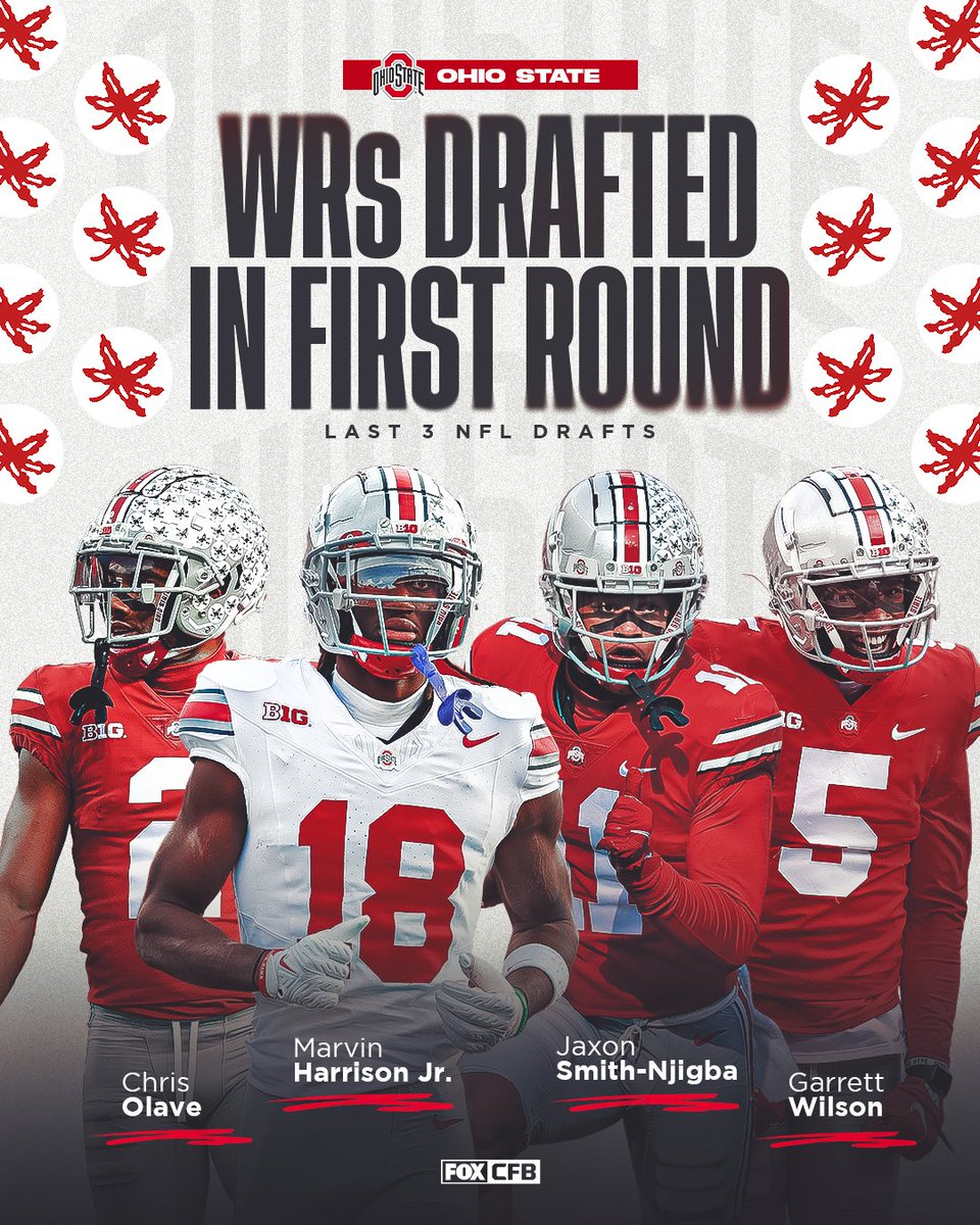 OSU is WR U ‼️ 🌰 <a href="/MarvHarrisonJr/">Marvin Harrison Jr.</a> to the <a href="/AZCardinals/">Arizona Cardinals</a>! 

<a href="/OhioStateFB/">Ohio State Football</a> x <a href="/NFLonFOX/">FOX Sports: NFL</a>
