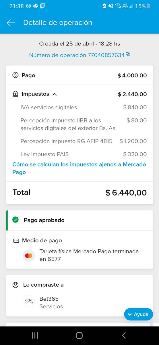 @ElLudoBets loko deposite con tarjeta en bet365 y me garcharon a impuestos, recomendas astropay?