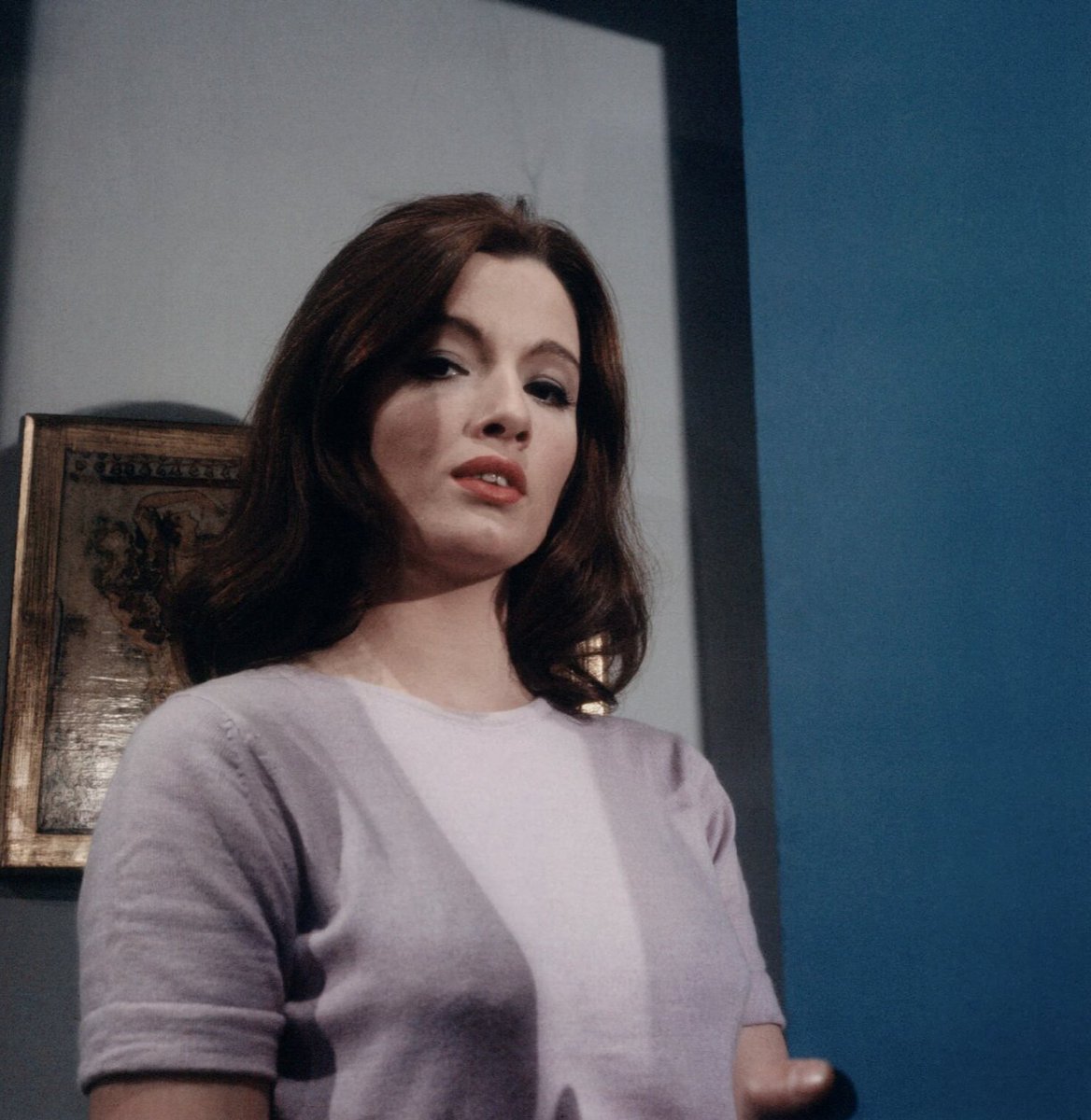 Christine Keeler, photographed by Tom Blau, 1963.