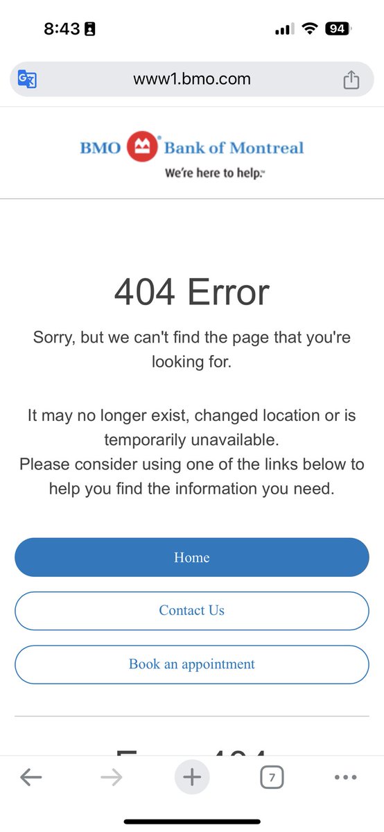 jomommasays's tweet photo. Hey @BMO your online and mobile banking is down. Pls help because when I called they said “there is no report of this.” Couldn’t share my screenshot over the phone so here ya go. 🙏 Hope this helps you resolve this asap. https://t.co/Aa5qxHMmXW
