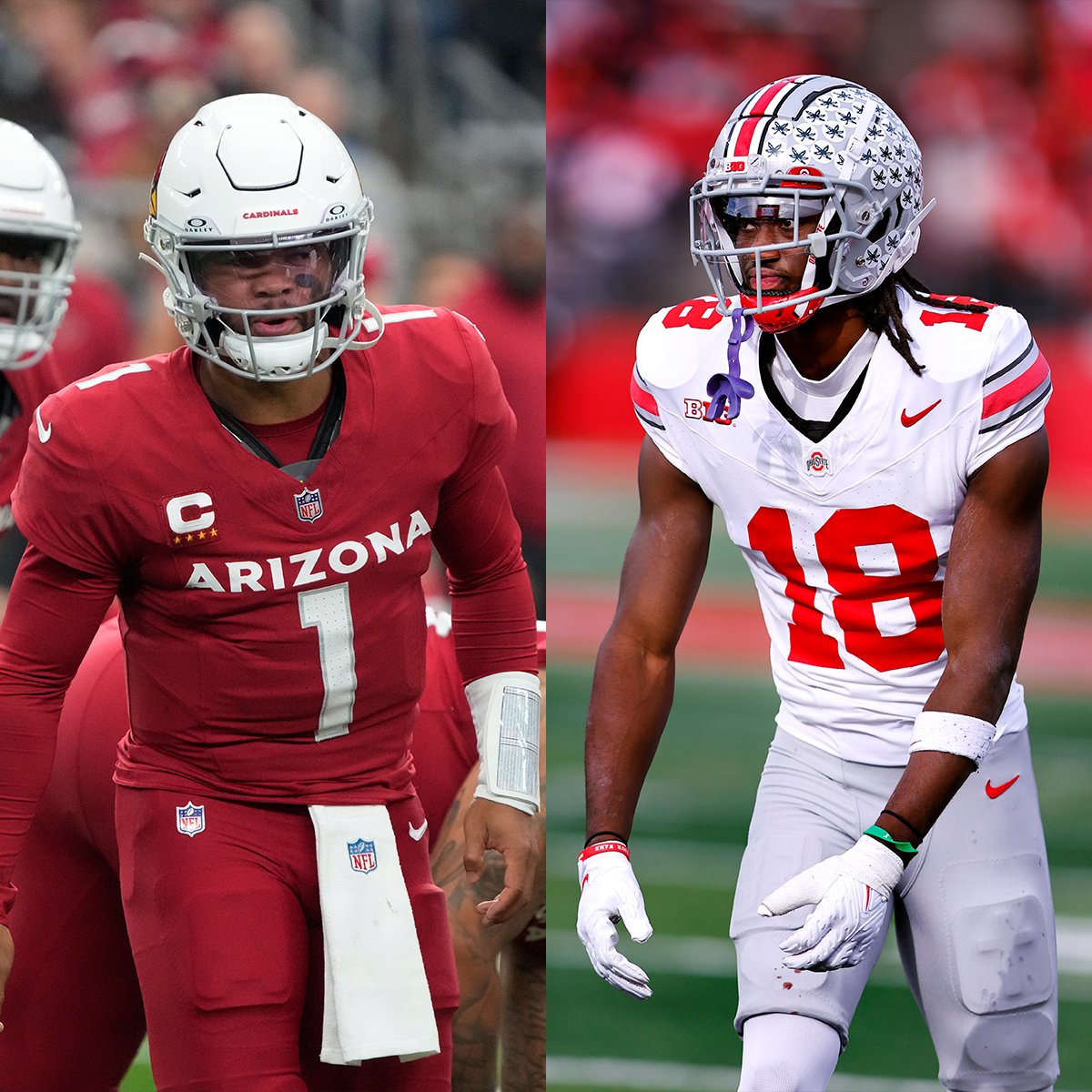 Who is stopping this duo? 😳 #Cardinals | #NFLDraft