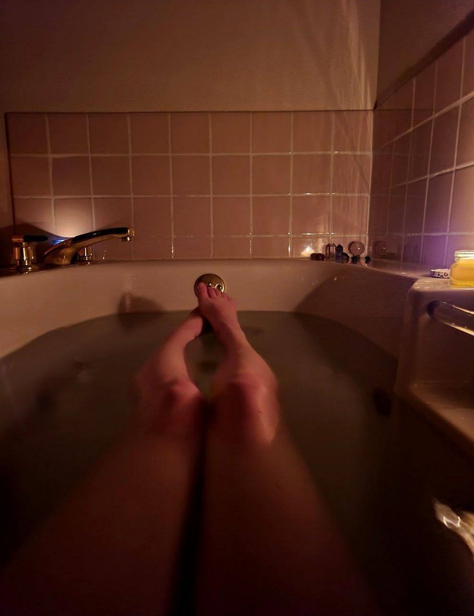 Soaking in the bath at night is a relaxing and soothing way to unwind after a long day. The warm water helps to ease tension in muscles, calm the mind, and promote a sense of well-being, making it a perfect pre-sleep ritual.