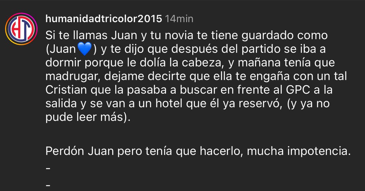 Juan estamos con vos