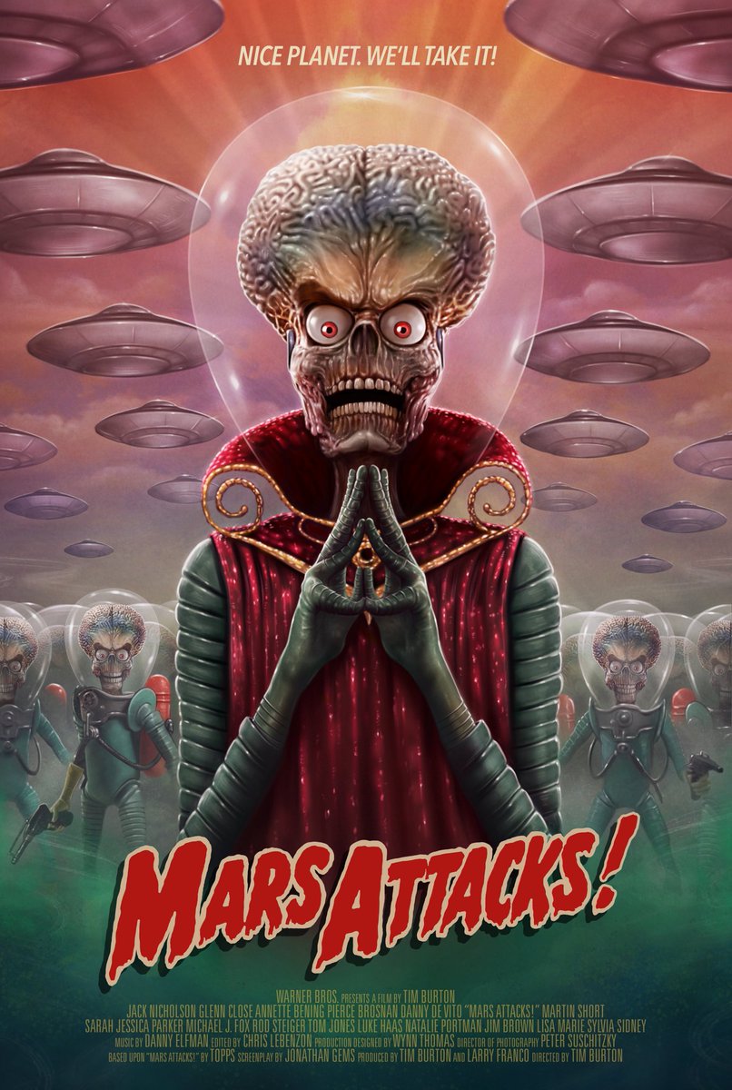Tonight's Movie #MarsAttacks!