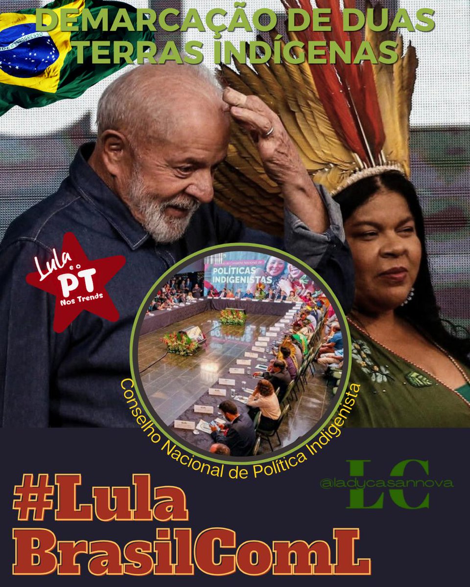 @Loiva69961610 @LulaOficial @ptbrasil @GuajajaraSonia @parasamuel Boa noite, querida Loiva! 🚩🌹❤️🌻 #LulaBrasilComL
