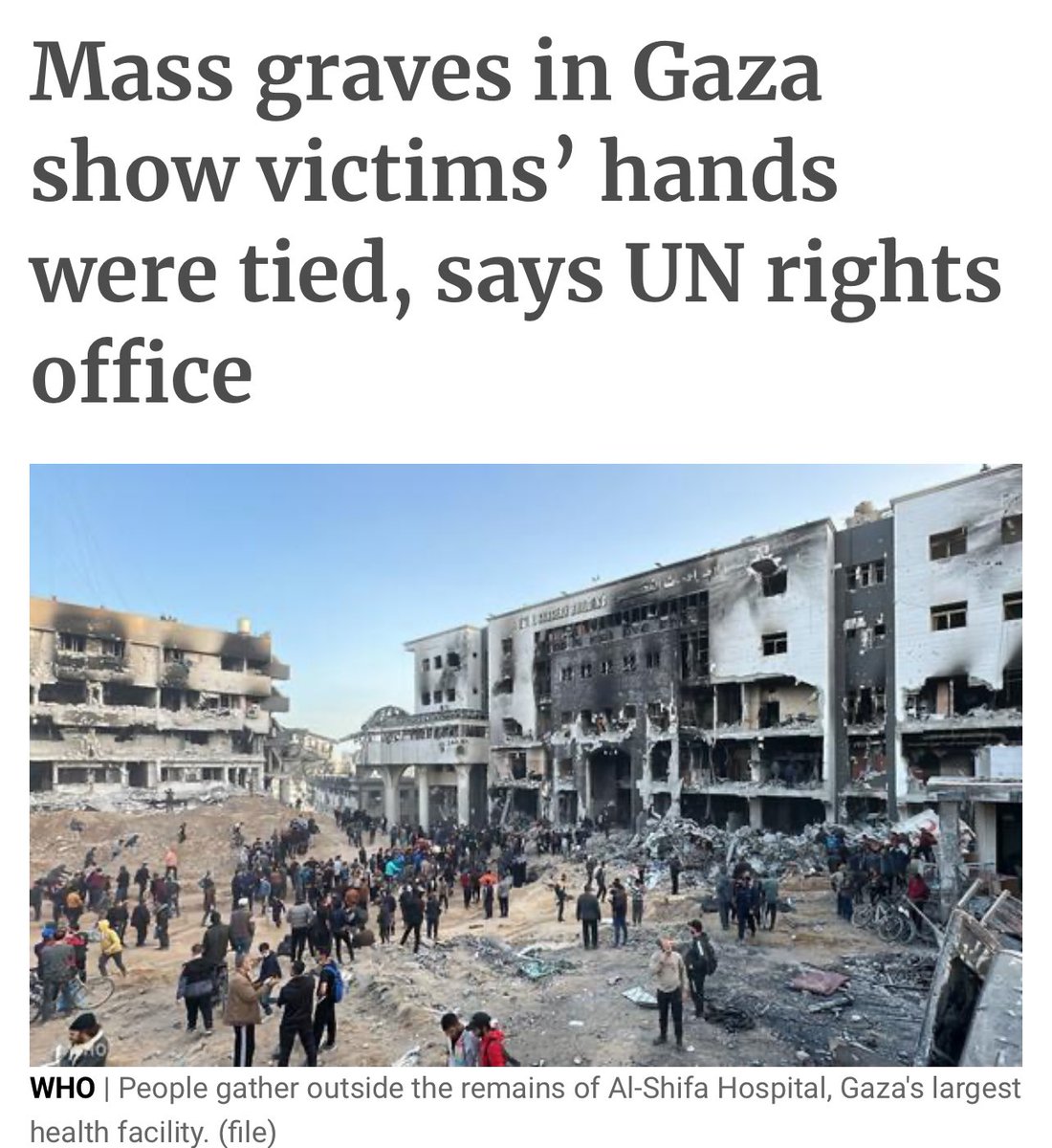 This is what college students are protesting. Two things can be true simultaneously: 1. Hamas is bad 2. Slaughtering children is a war crime -15 THOUSAND DEAD CHILDREN -MAN-MADE FAMINE As always, wrong is wrong, and dig deeper. news.un.org/en/story/2024/…
