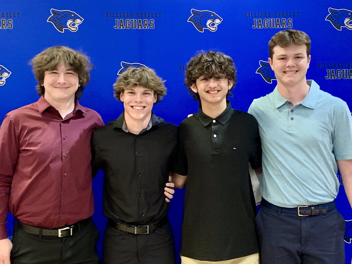Celebration of Excellence honorees representing the JV Baseball team!  Proud of their excellence on the field, in the classroom and in life!
<a href="/BradleyDugout/">Hilliard Bradley Dugout Club</a>
<a href="/HBHSathletics/">Hilliard Bradley Athletics</a>
