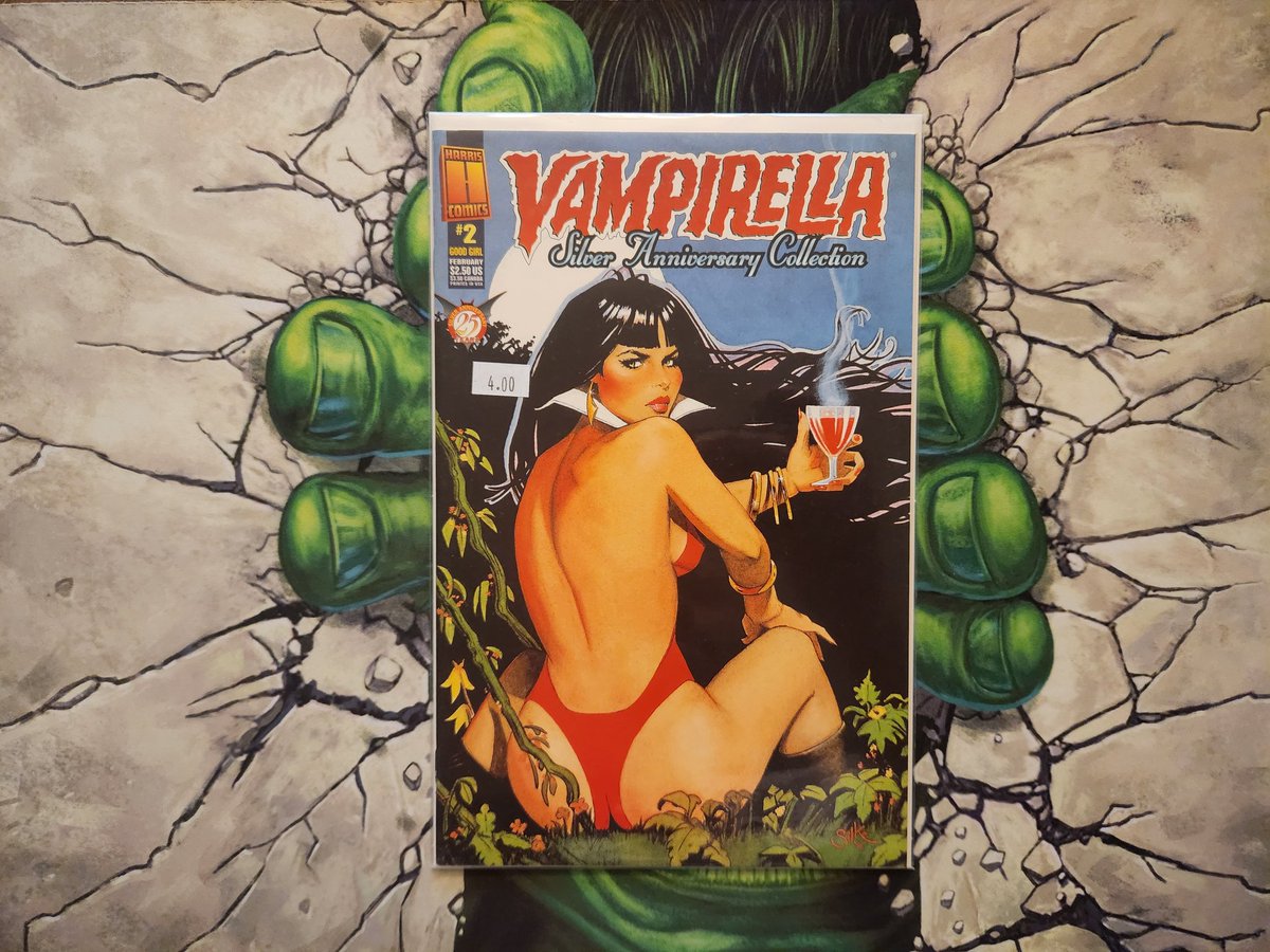 Vampirella Silver Anniversary  Collection #2 Good Girl cover. I love this cover. I found this in Columbus, Ohio, at Capital City Comics.

#Vampirella