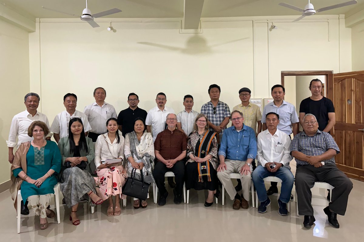 Enlightening evening with Rev. Dr Ann, Dr Bruce Borquist and Engr. Craig Hazeltine from USA & New Zealand at the North East Christian Uni., Dimapur. We discussed and explored how BAN could support Faith-Based Social Entrepreneurs.