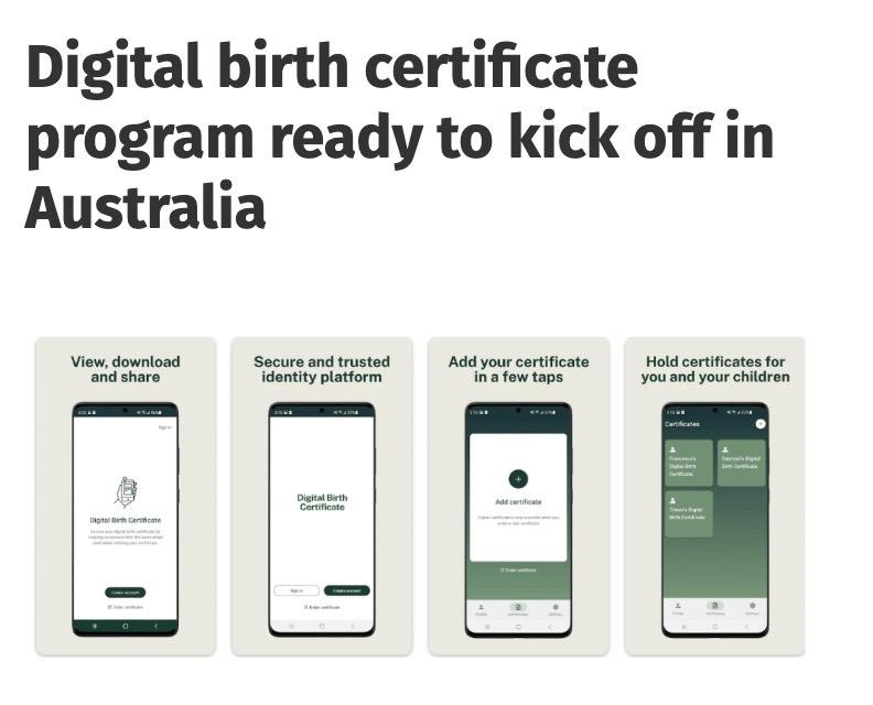 ‼️Digital birth certificates are going live in New South Wales, and kids will be the first to use them. The Daily Telegraph reports that more than 18,000 children will be issued a digital record of their birth as part of the pilot program preceding a full-scale rollout.…