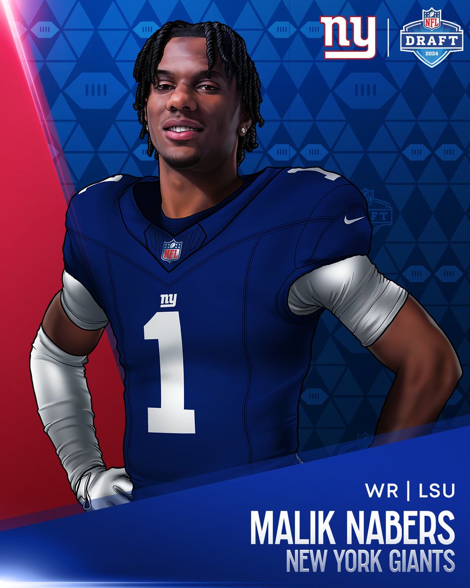 NFL's tweet photo. New York Nabers 🗽 https://t.co/2rtv7N3eNh