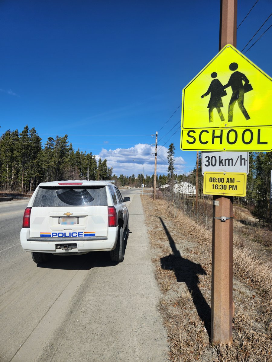 Cette semaine, la GRC de Whitehorse a effectué de nombreux contrôles routiers dans les zones scolaires de la ville. Au cours de deux journées, la police a émis trois contraventions pour des excès de vitesse, en infraction au Code de la route.