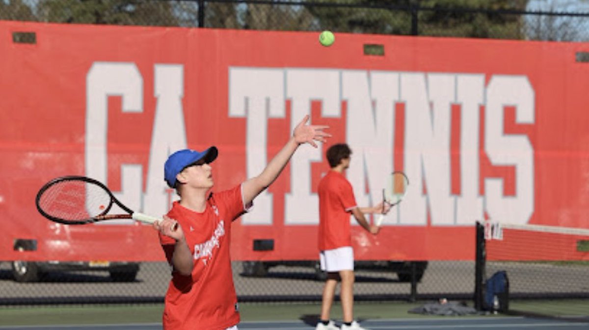 A great 5-2 W for the Canandaigua Academy Boys Tennis over HFL at Canandaigua Middle School today. #CanandaiguaProud