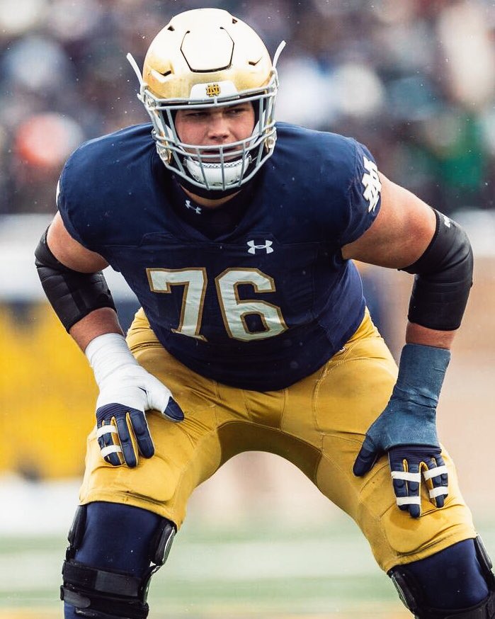 Highest Drafted Notre Dame OL Since 1970: ☘️ Joe Alt: 5th OVR ☘️ Quenton Nelson: 6th OVR ☘️ Ronnie Stanley: 6th OVR ☘️ Mike McGlinchey: 9th OVR