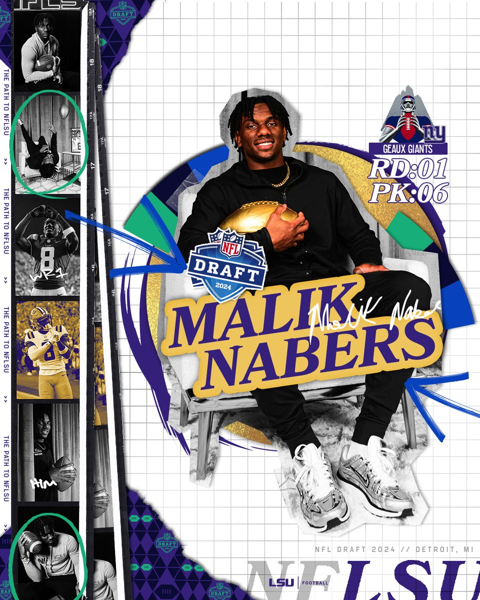 Why Guard Him? Malik Nabers has been selected No. 6 overall by the @Giants