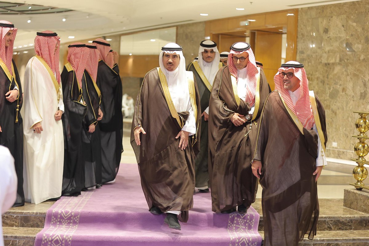 MazenAlJasser's tweet photo. احتفلنا قبل أيام بزواج عبدالله بن عبدالعزيز بن عمر الجاسر في حفل بهيج شرفه حضور غفير من المهنئين من أصحاب السمو والمعالي والأعيان والأهل والأصدقاء الكرام.

بارك الله لهما وبارك عليهما وجمع بينهما في خير. https://t.co/d7Nz0zBFvn