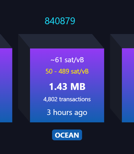 TO's tweet photo. .@ocean_mining just mined their first block after the Bitcoin Halving
Am I right that 75% of the transactions are shitcoins in the form of Bitcoin Runes?
@GrassFedBitcoin @LukeDashjr would you like to comment on the shitcoins you just mined? have a change of heart? https://t.co/bGYT6JhMeD