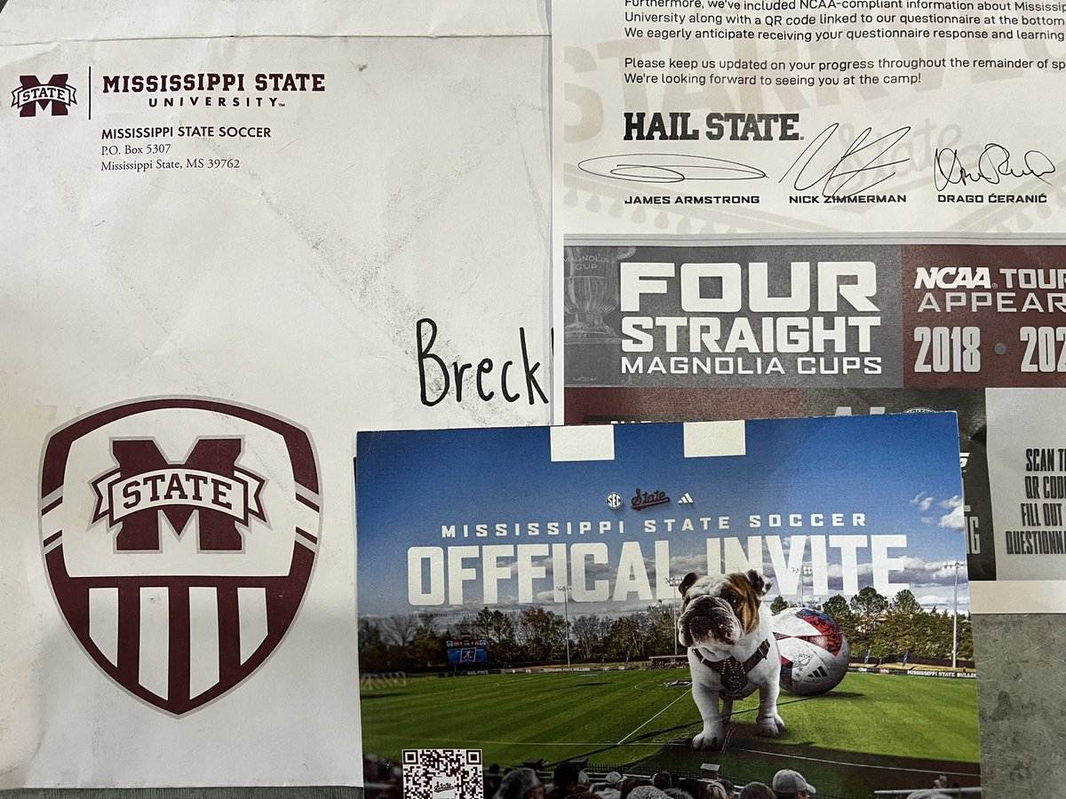 Thank you @MSU_JArmstrong @MSUNZimmerman @kgstratton @MSU_DCeranic for the mail ‼️ Can’t wait to get back to Starkvegas ‼️ #HailState