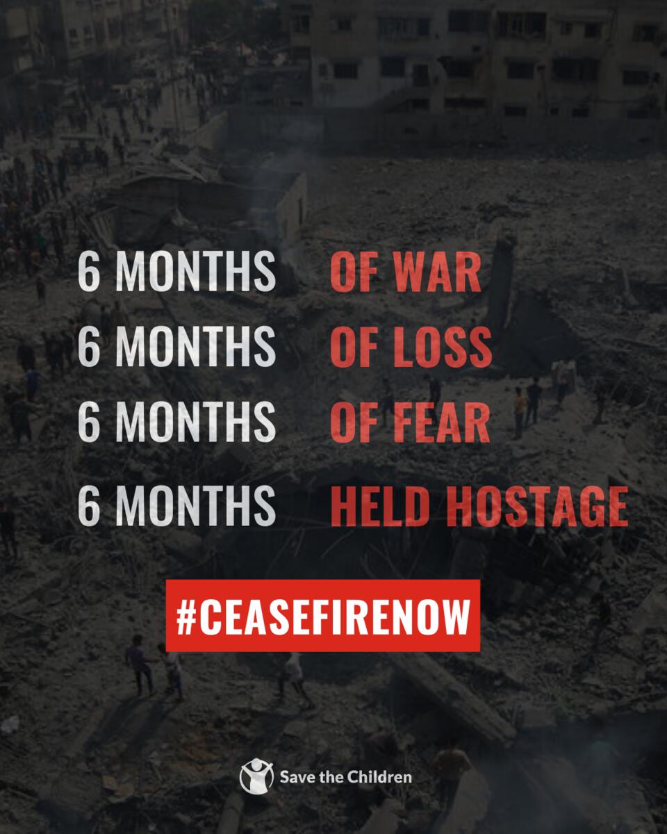 Most of #Gaza lies in rubble. Childhoods have been obliterated. Children’s safety has been stolen. This violence has to end. We need a #CeasefireNOW