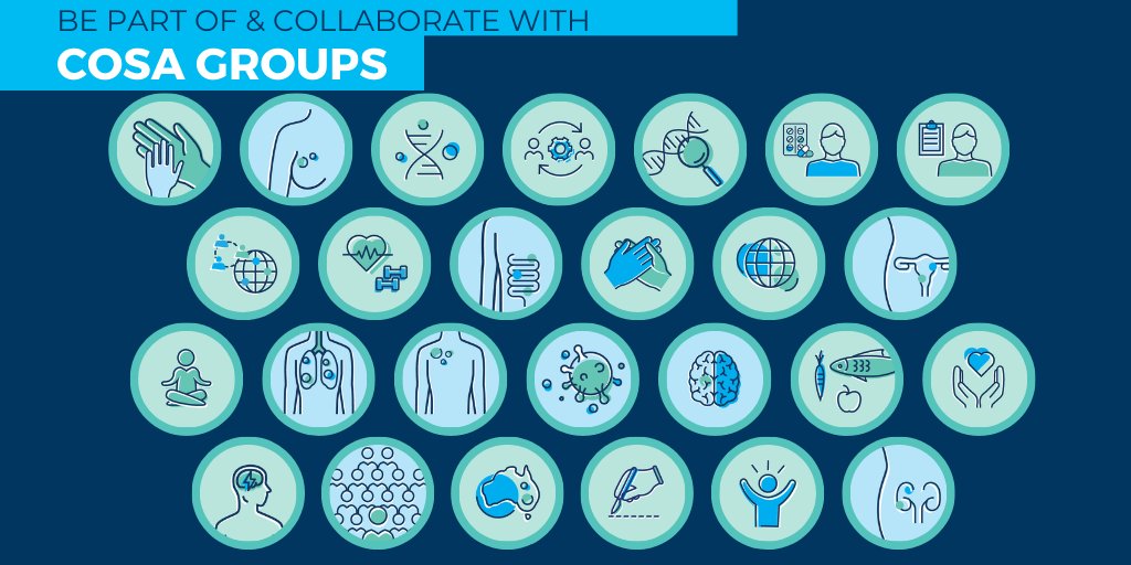 COSA Groups create spaces to share ideas and information, work on projects and research, and contribute to COSA Council. To stay updated, make sure you update your Groups preferences when you renew your COSA membership. More: bit.ly/3emnboq