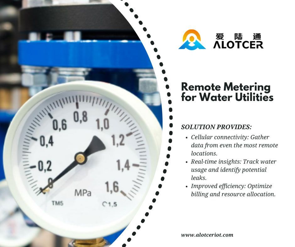 Streamlining Water Management with Remote Metering
Imagine monitoring your water utility meters remotely, saving time and resources!  The AR7028D industrial cellular modem by Alotcer makes it possible.

#RemoteMetering #WaterUtilities #AR7028D #IndustrialCellularModem #IoT