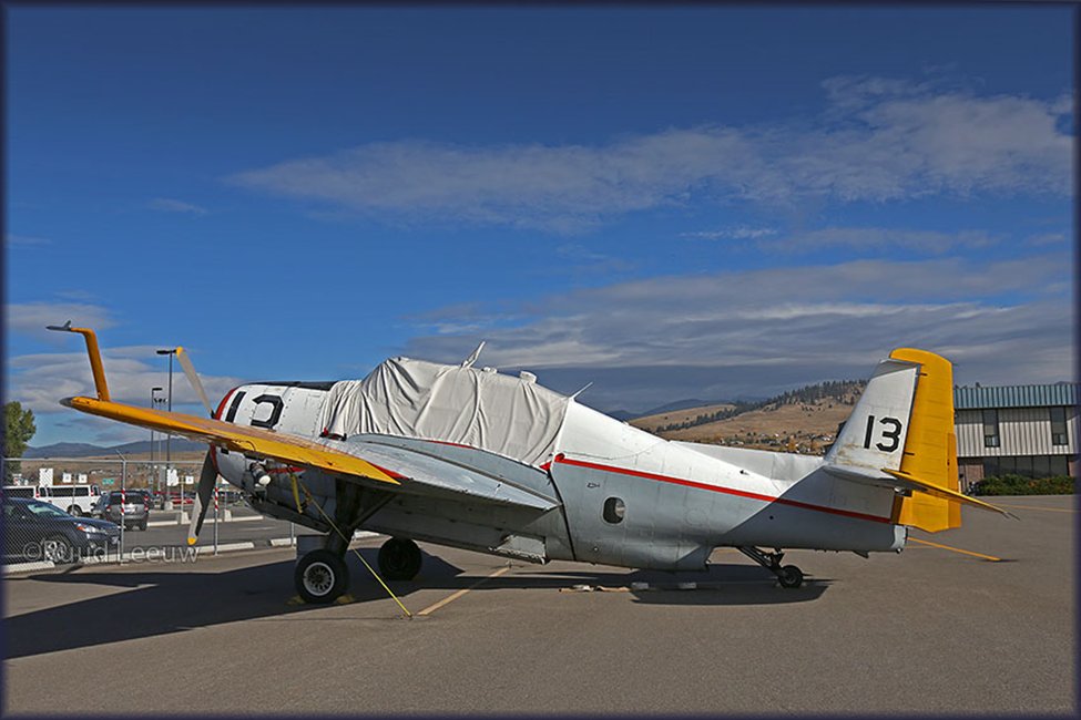 A very rare sight on Google Earth. A General Motors TBM Avenger outside its hangar with a wing folded. Missoula  Montana. Back at its old home; once Johnson Flying Service, now the Museum of Mountain Flying. 1/9 #planespotting #avgeek #aviationdaily #aviationlovers  #milair