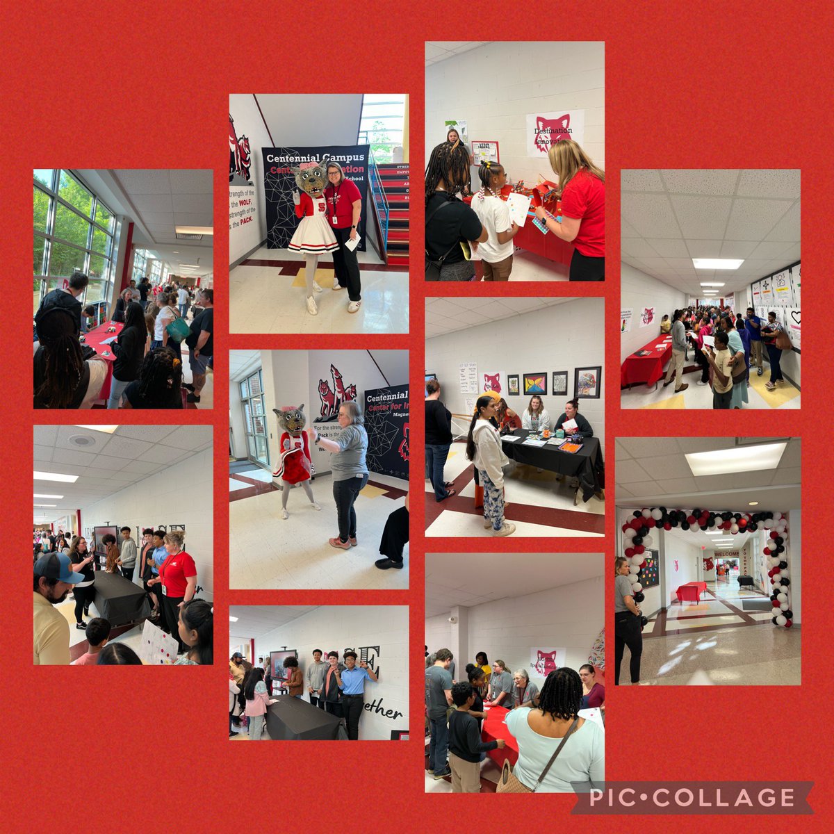 What a fun evening welcoming our newest Red Wolves. Meeting families and connecting is the first step to a successful middle school experience. We are so glad to welcome so many. #centennovators #OurDen @CCMMSRedwolves
